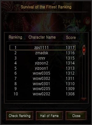 Ranking UI